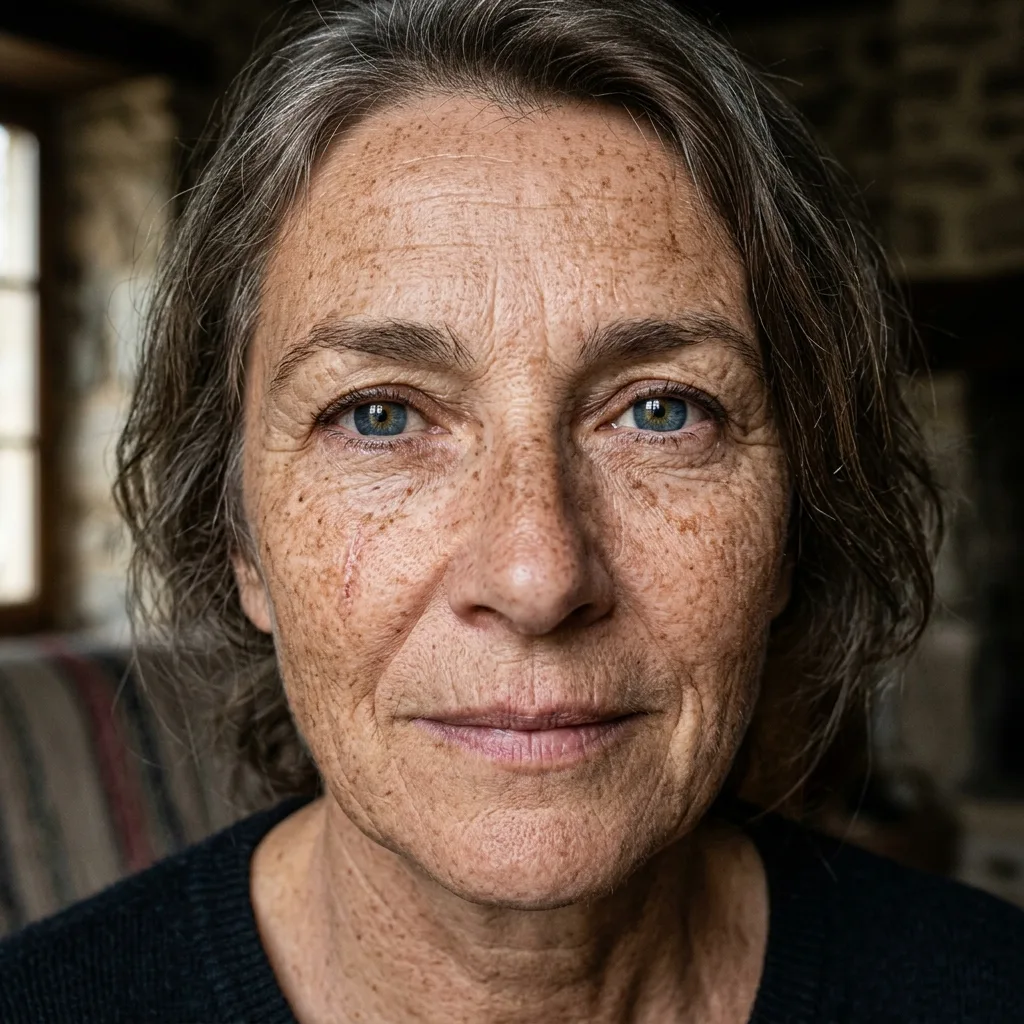 Detailed elderly portrait generated with Wan2.7-Image