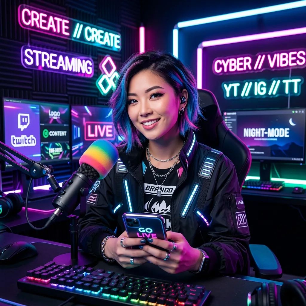 Creator identity use case generated with Wan2.7-Image